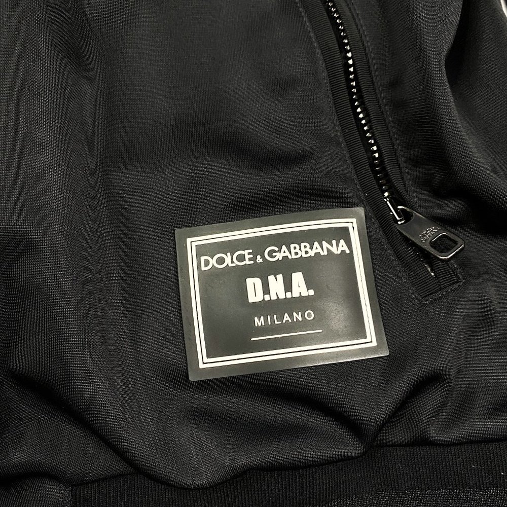 Dolce & Gabanna Logo Plaque Men Bomber Jacket - Picture 3 of 7